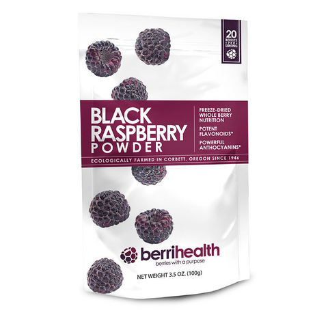 Freeze-Dried Black Raspberry Powder - 100 Gram Pouch